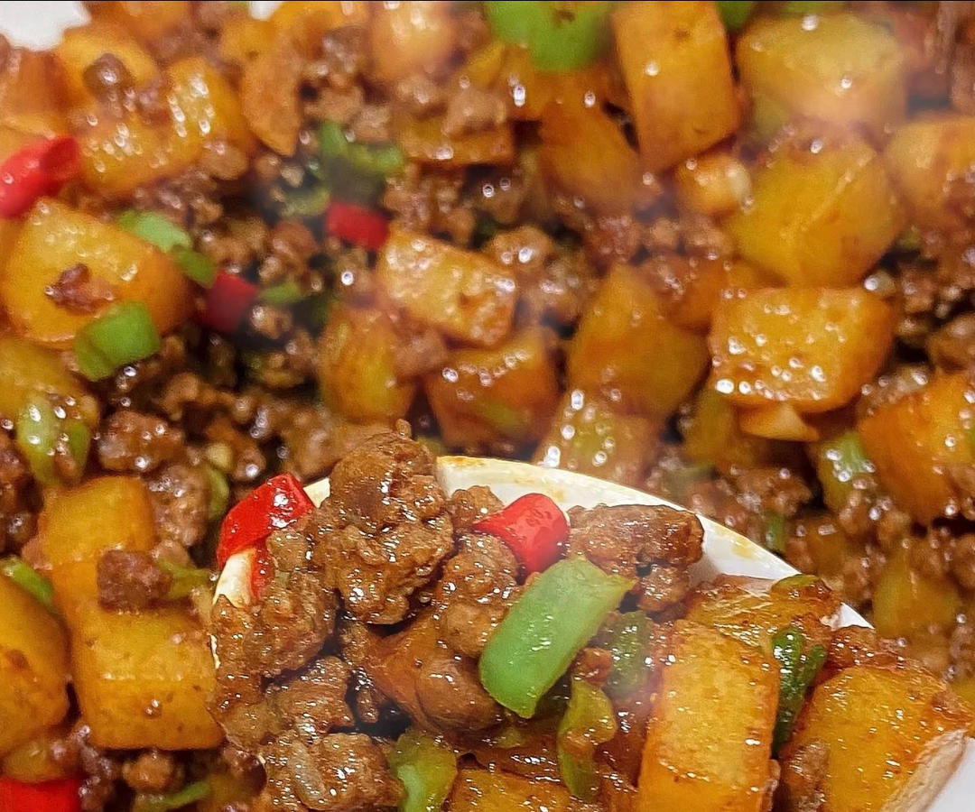 土豆牛肉沫