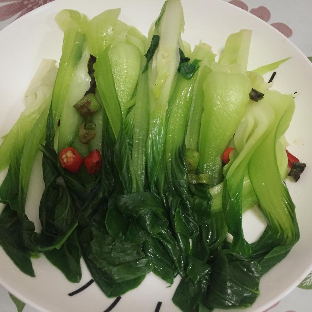 白灼油菜