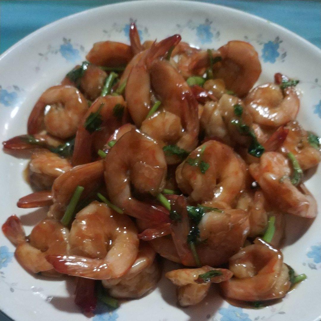 糖醋开背虾