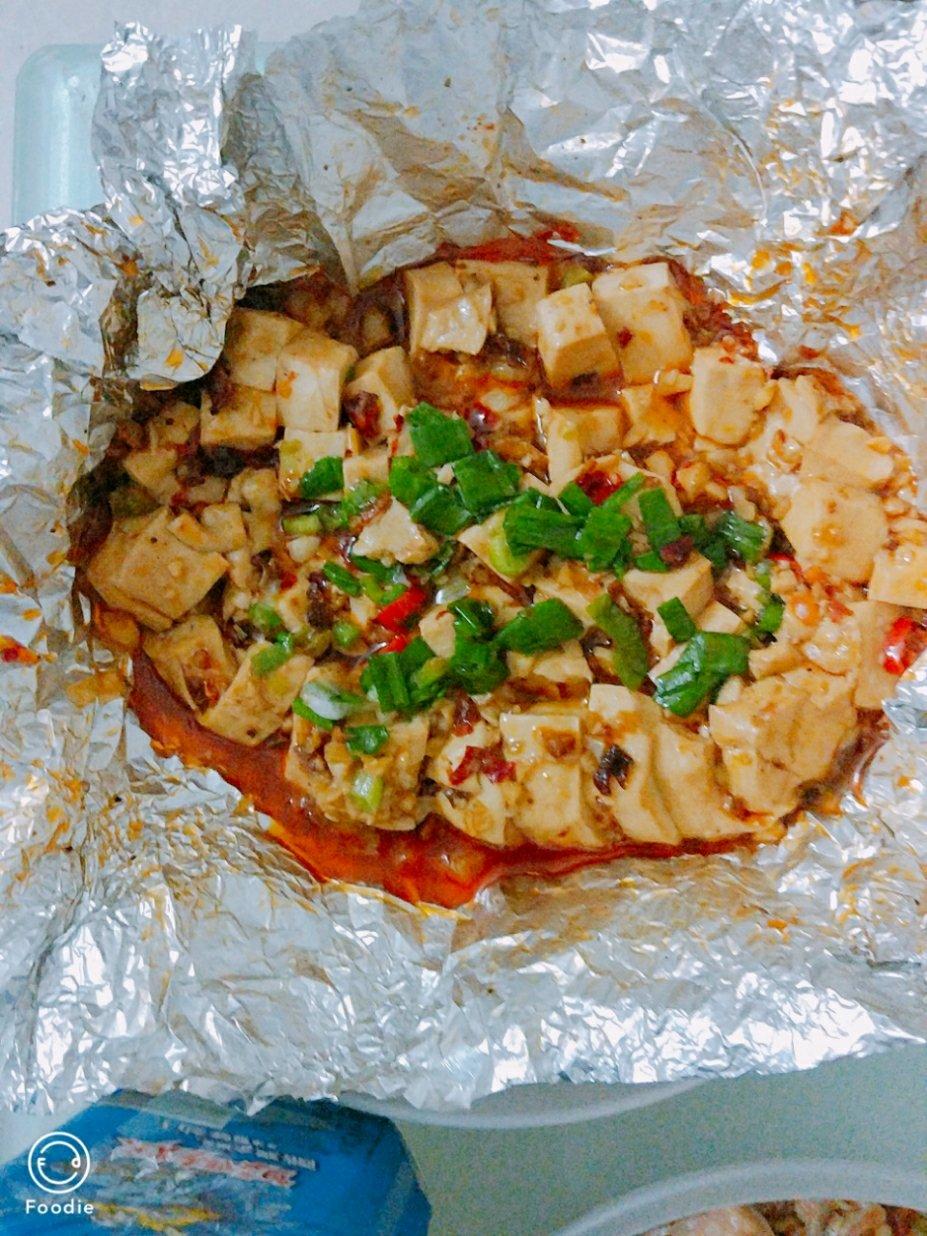 烧烤摊的招牌———锡纸烤豆腐