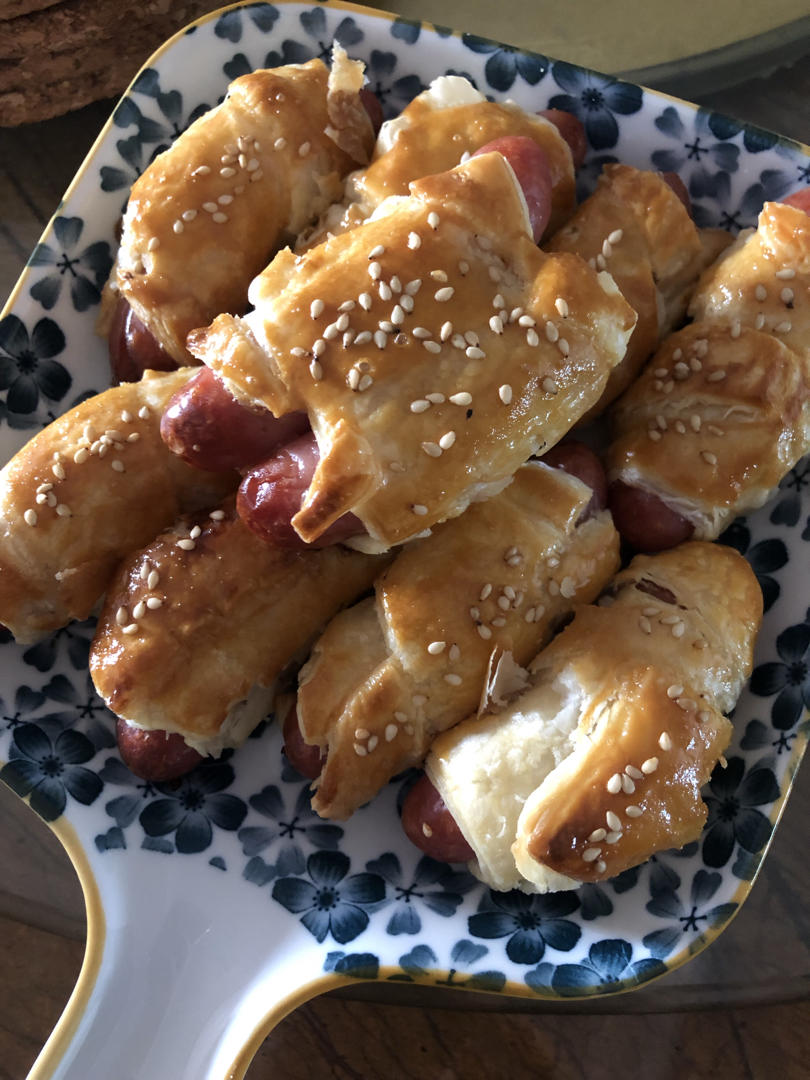 香肠可颂🥐（手抓饼版）