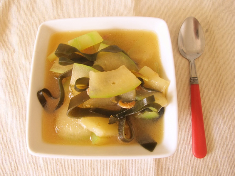 虾米冬瓜海带汤