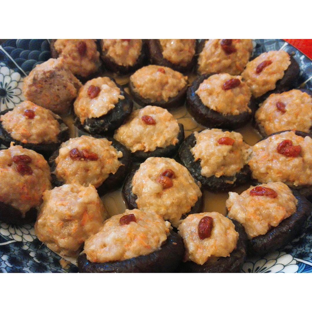 豆腐肉末酿香菇