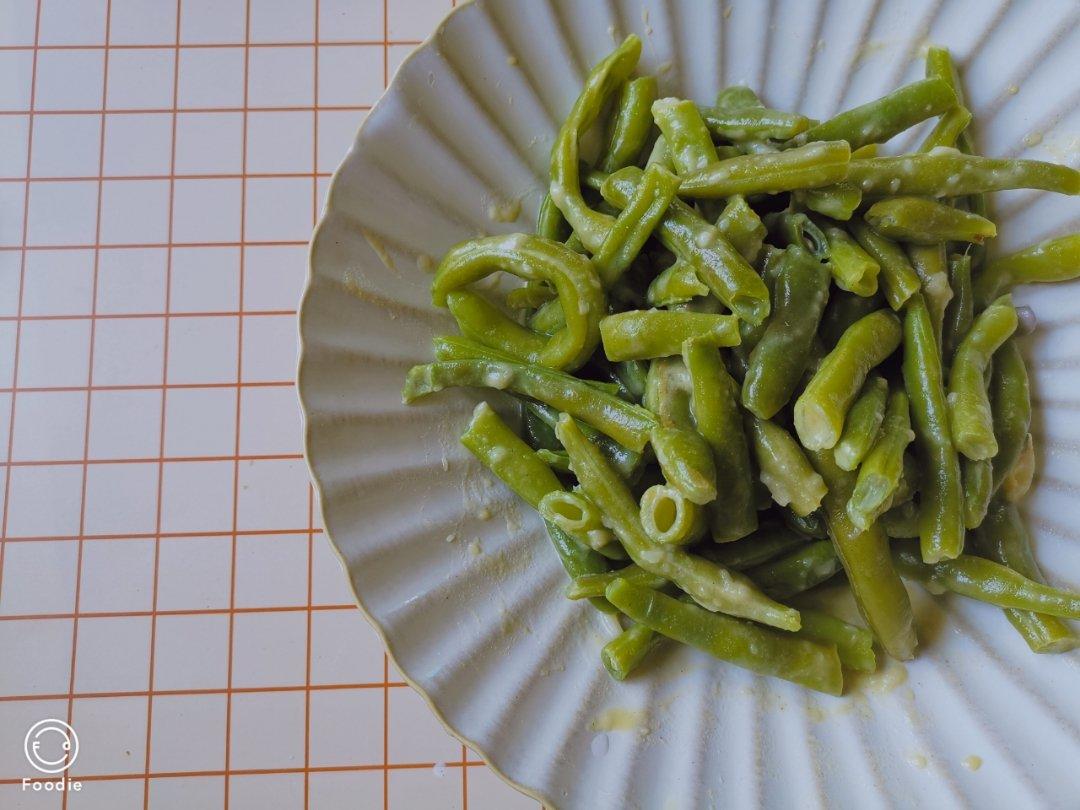 tinag做的终极烹饪课程芥末豆角沙拉