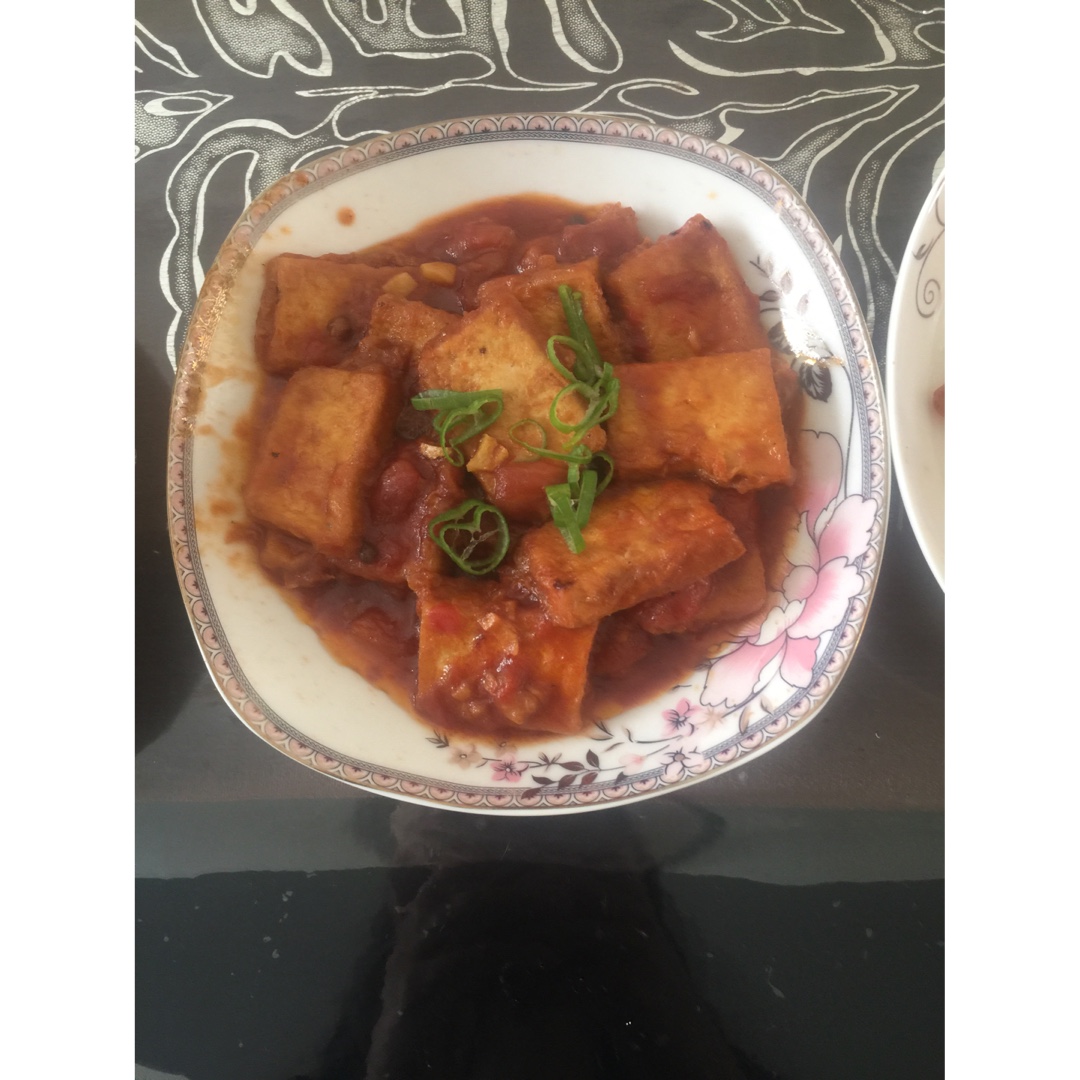 西红柿烧豆腐