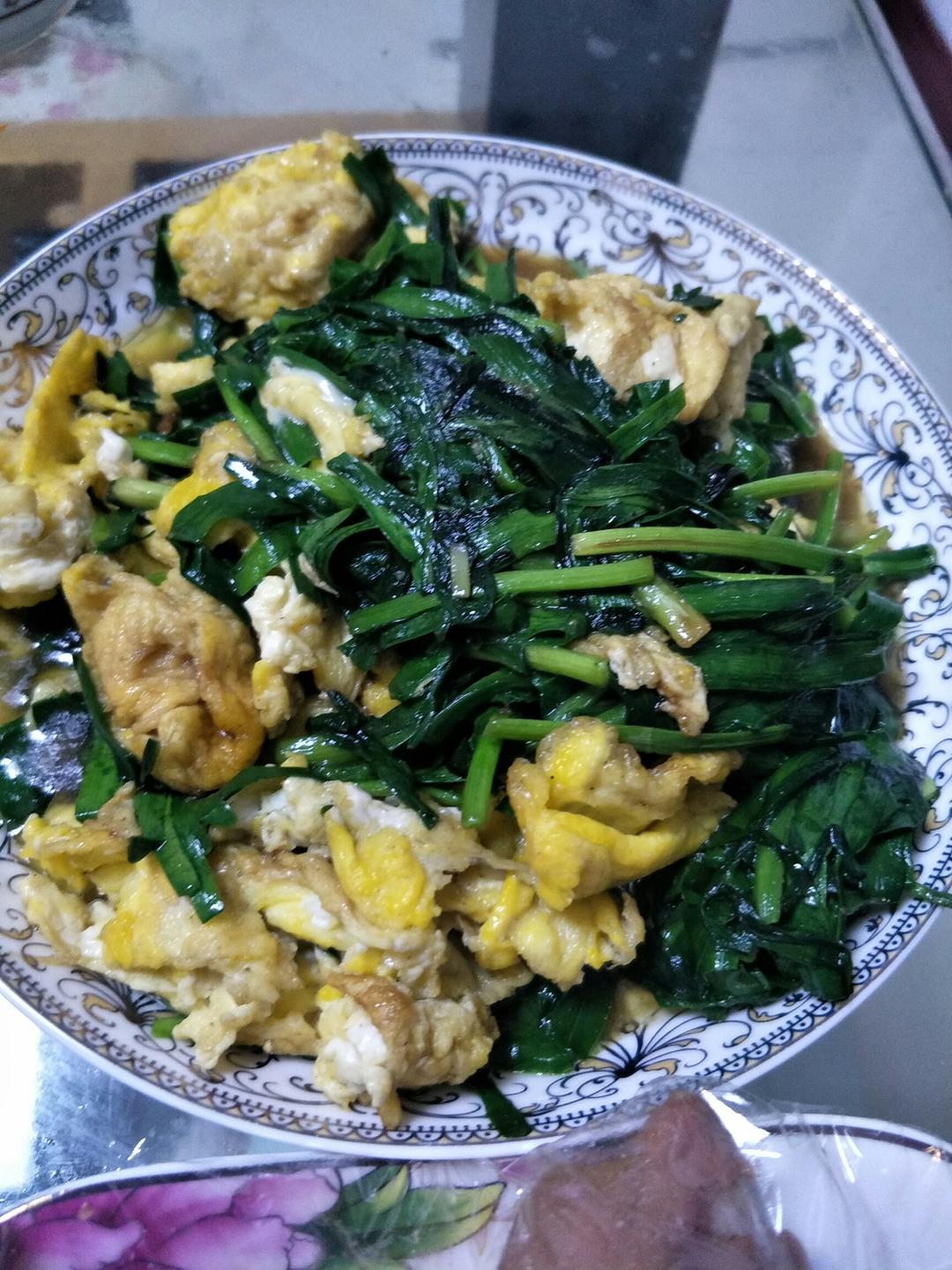 韭菜炒鸡蛋