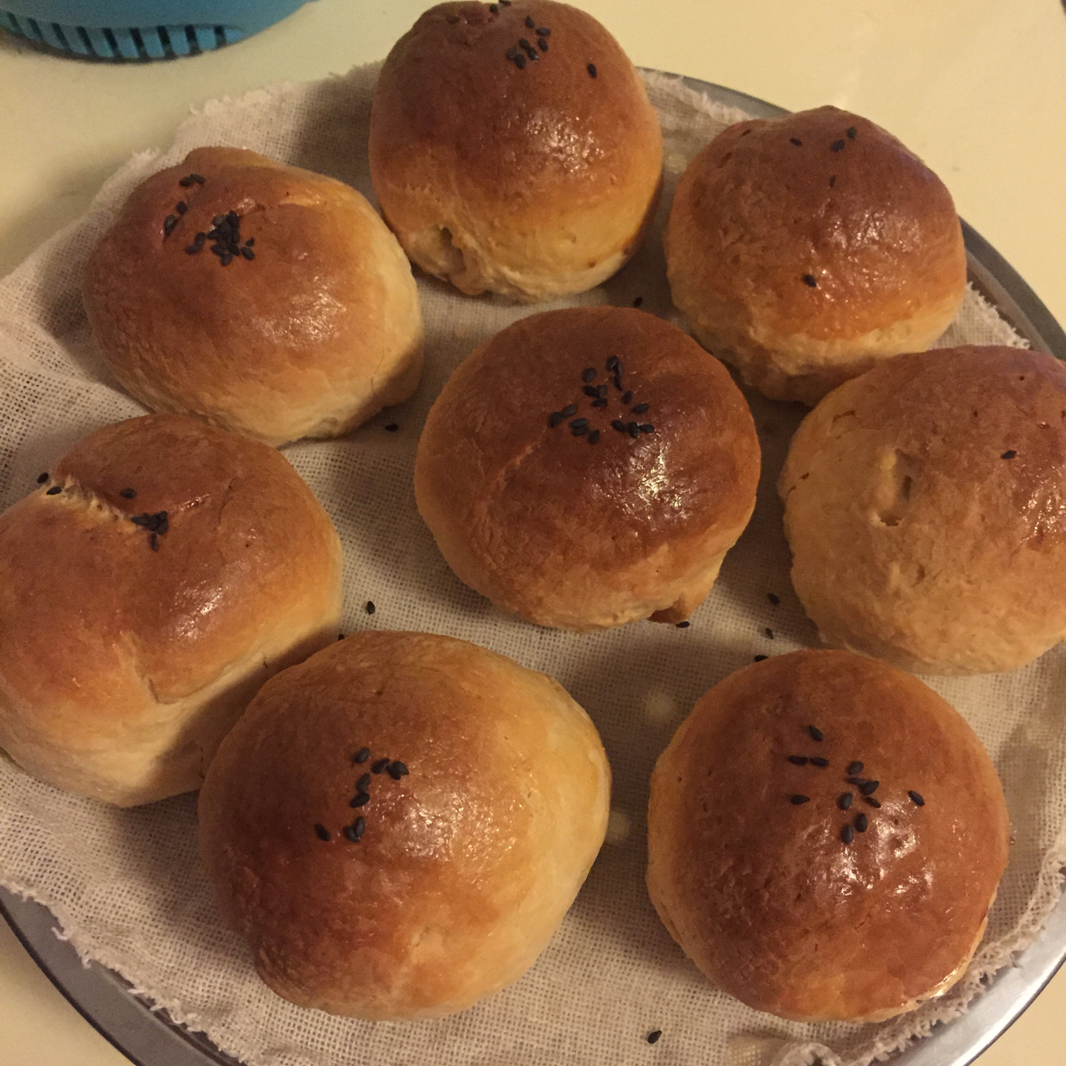 牛奶红豆小餐包