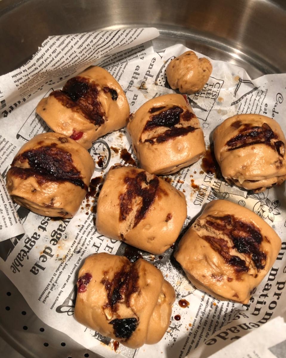 有料的红糖馒头（土豪包）