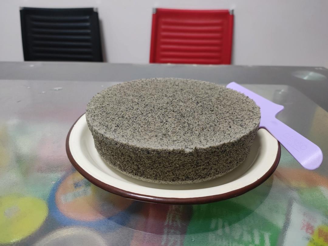 黑芝麻蒸蛋糕
