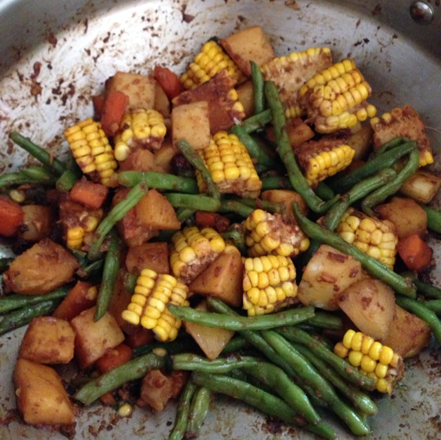 排骨土豆炖芸豆