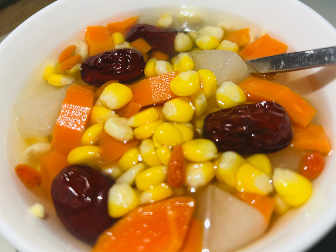 马蹄玉米糖水，超级简单的糖水夏日必备技能