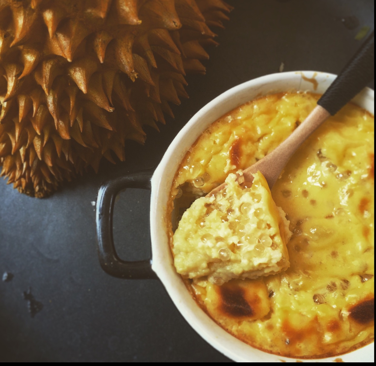 焗榴莲西米布甸（满记甜品）