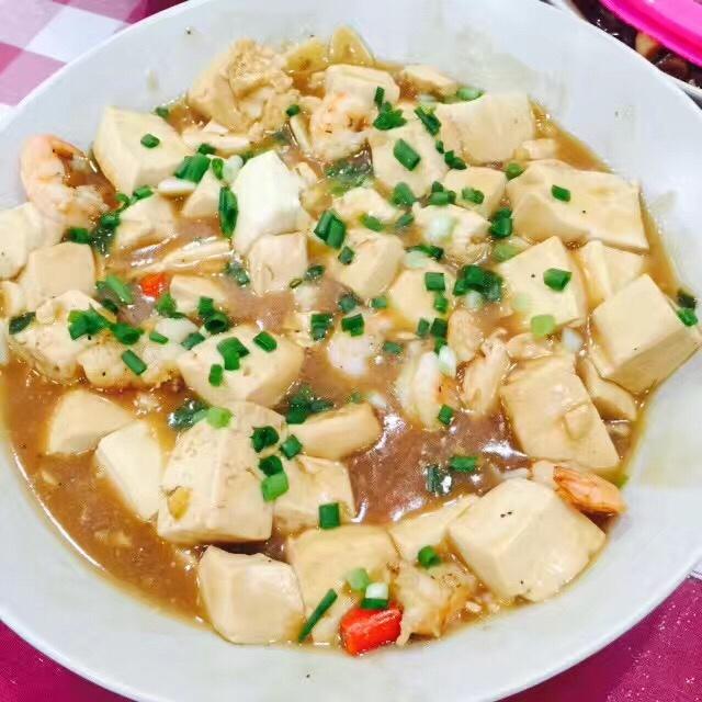 虾仁豆腐