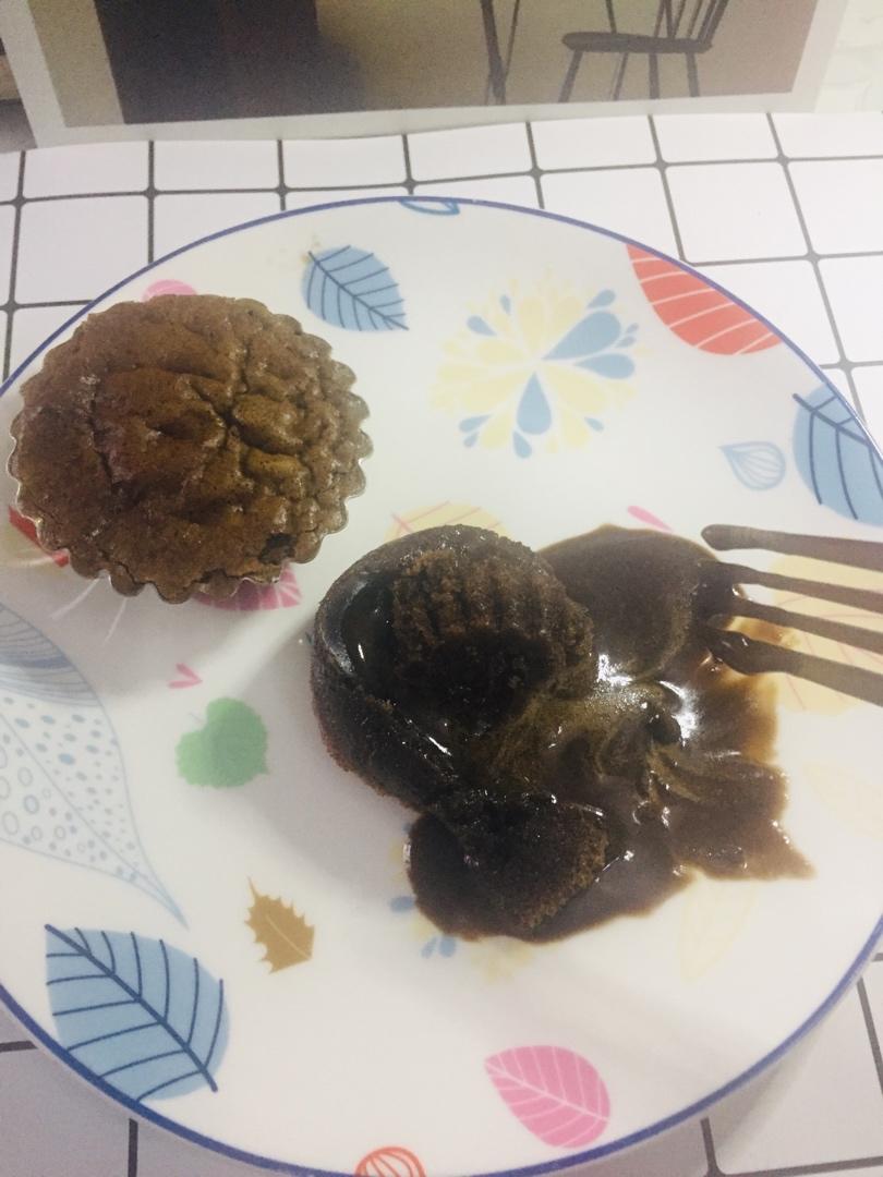 巧克力熔岩蛋糕(全图文超简单)