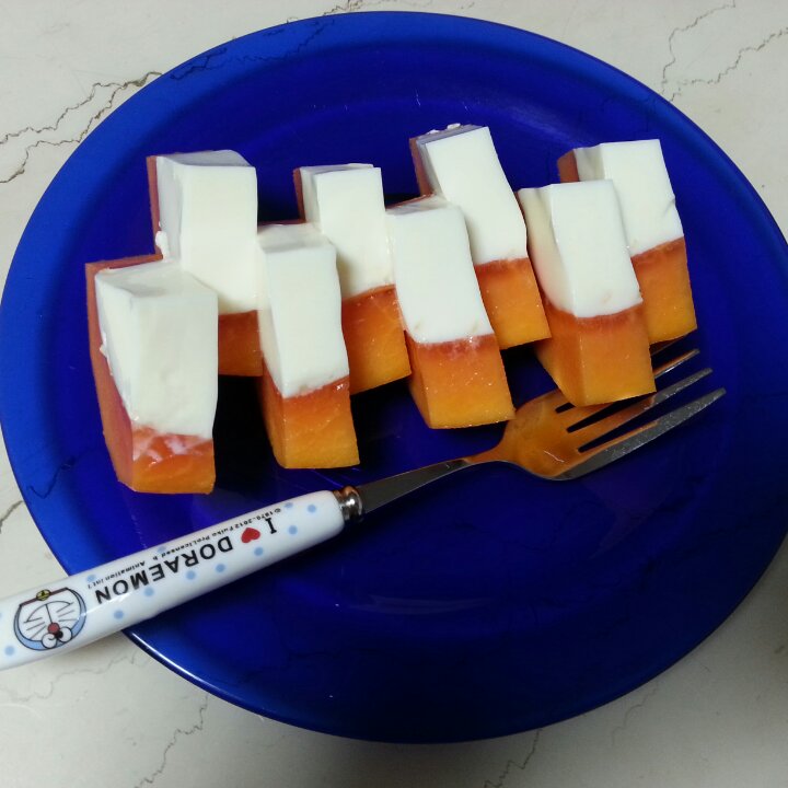 木瓜椰奶冻