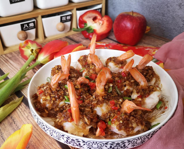 🧨年夜饭用这道菜征服全家人|蒜蓉粉丝蒸虾🦐的做法