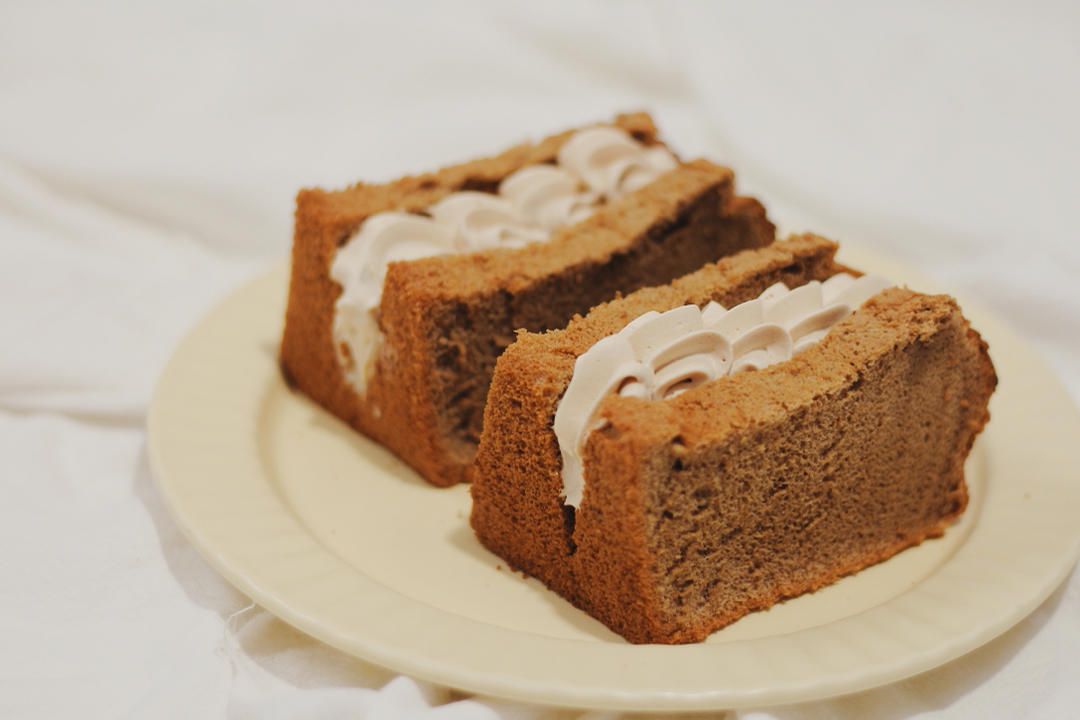 口味升级版～咖啡百利甜戚风（17cm或18cm中空模）