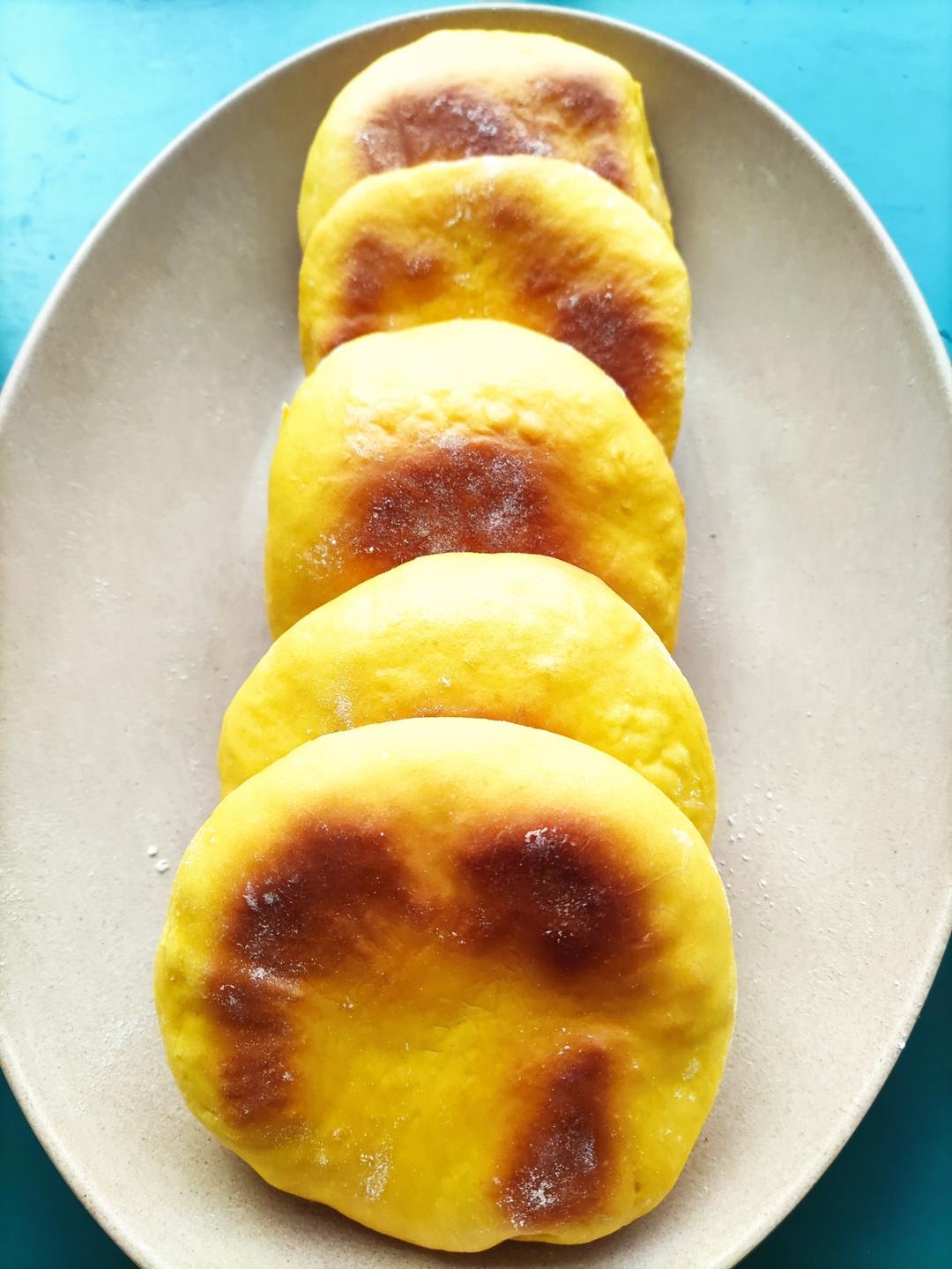 堂妈小厨——发面南瓜饼