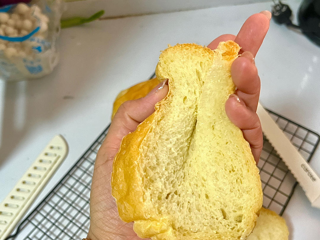 纯奶手撕吐司的做法 步骤1