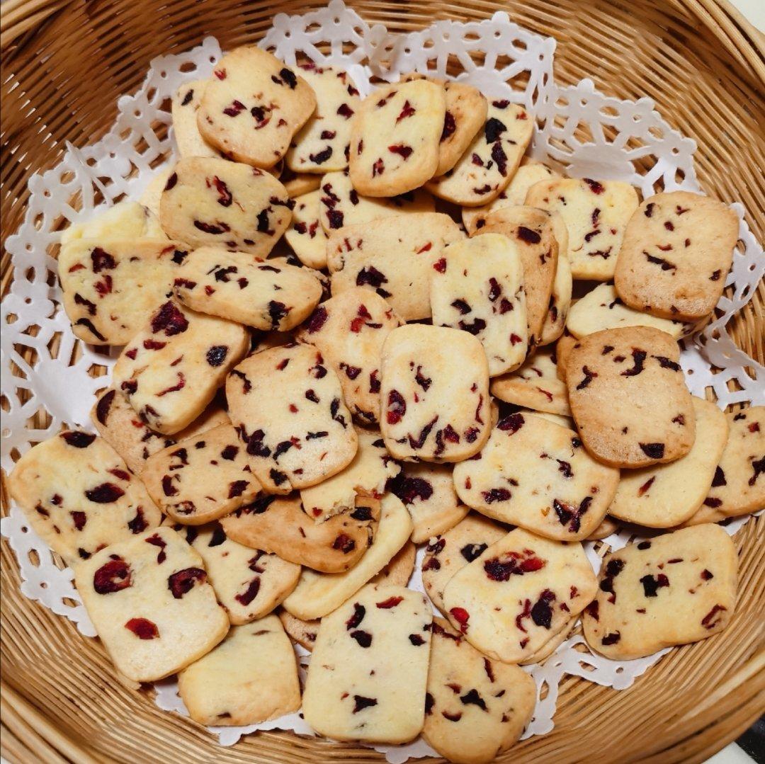 低糖少油版蔓越莓饼干