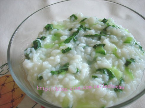 油菜清粥的做法