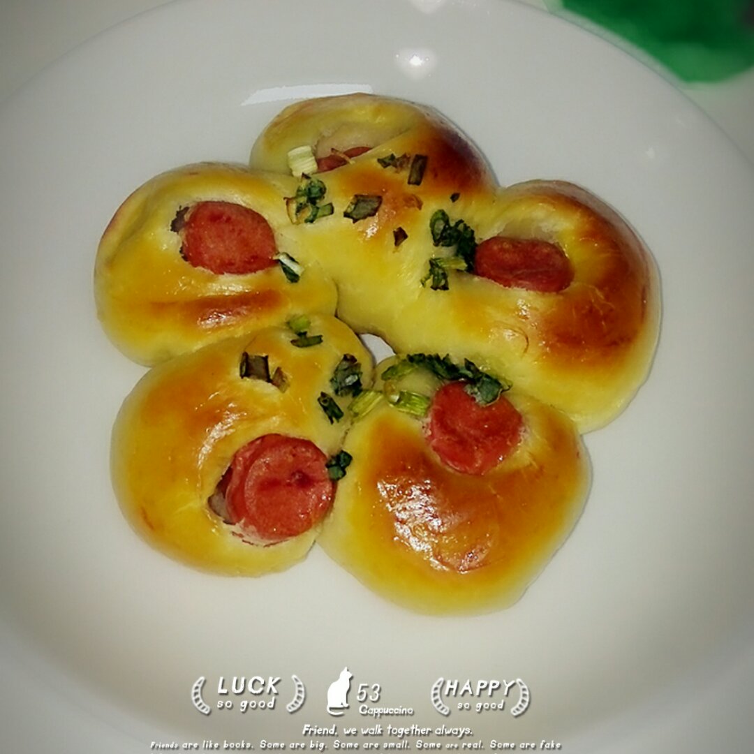 香肠花式面包