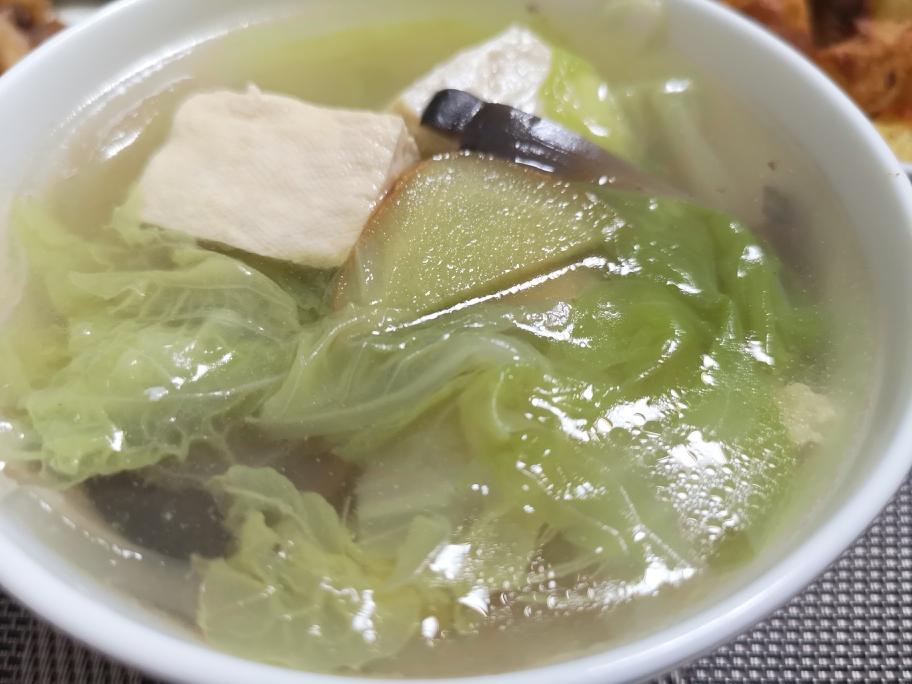 白菜豆腐汤