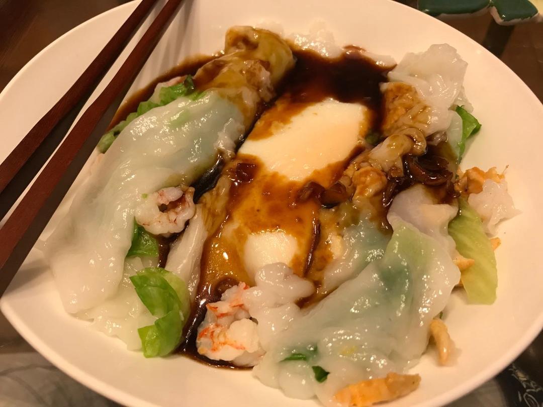 留学生自制肠粉（平底锅版）