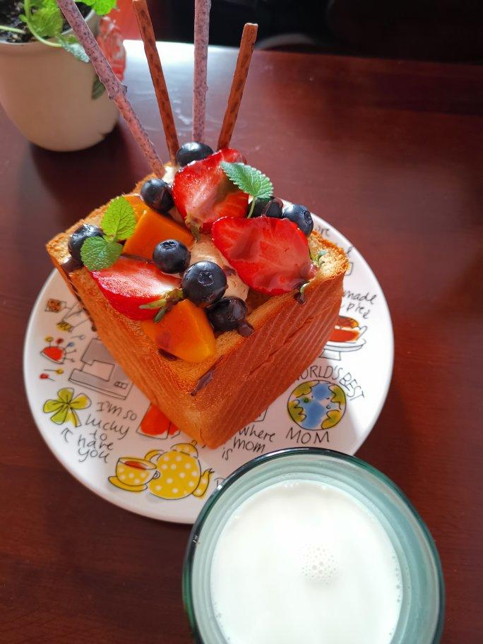 冰激凌蜂蜜厚多士