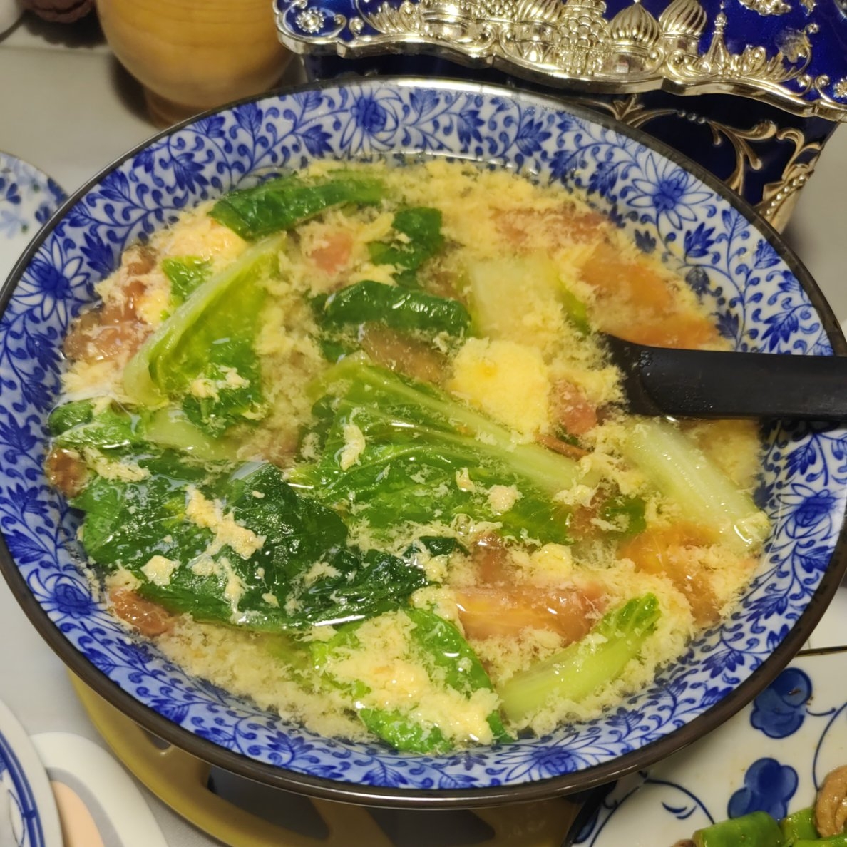 西红柿青菜鸡蛋汤