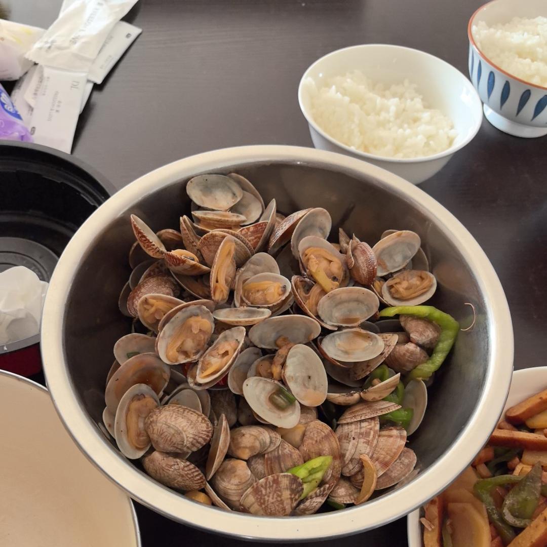 5分钟快手菜❗️秒杀路边摊爆炒花甲～好吃到爆