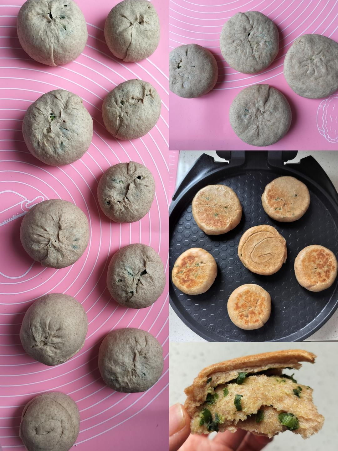 发面椒香葱花饼（超级宣软）