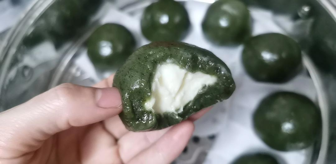 鲜奶青团，网红奶香青团