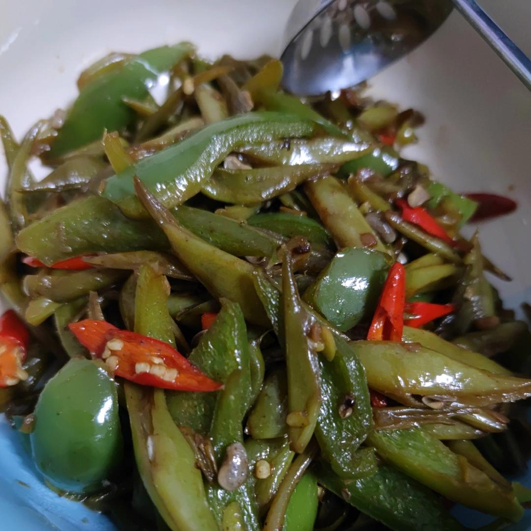 超级下饭的家常菜～清炒四季豆