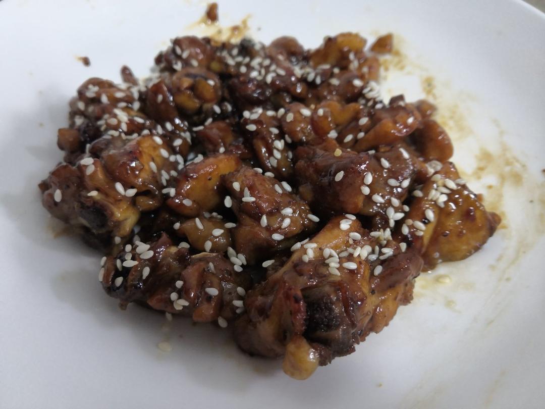 蒜香蜜汁鸡腿肉/好吃巨下饭