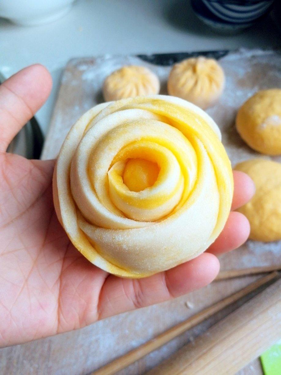 玫瑰花馒头