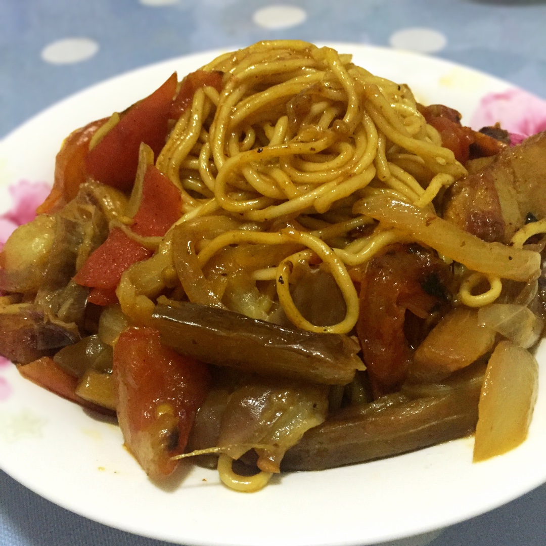 茄子焖面