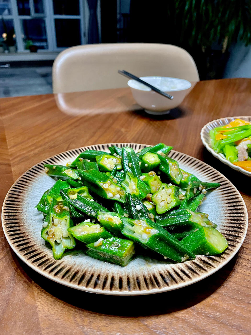 蚝油秋葵