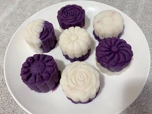 紫薯山药糕的做法 步骤2
