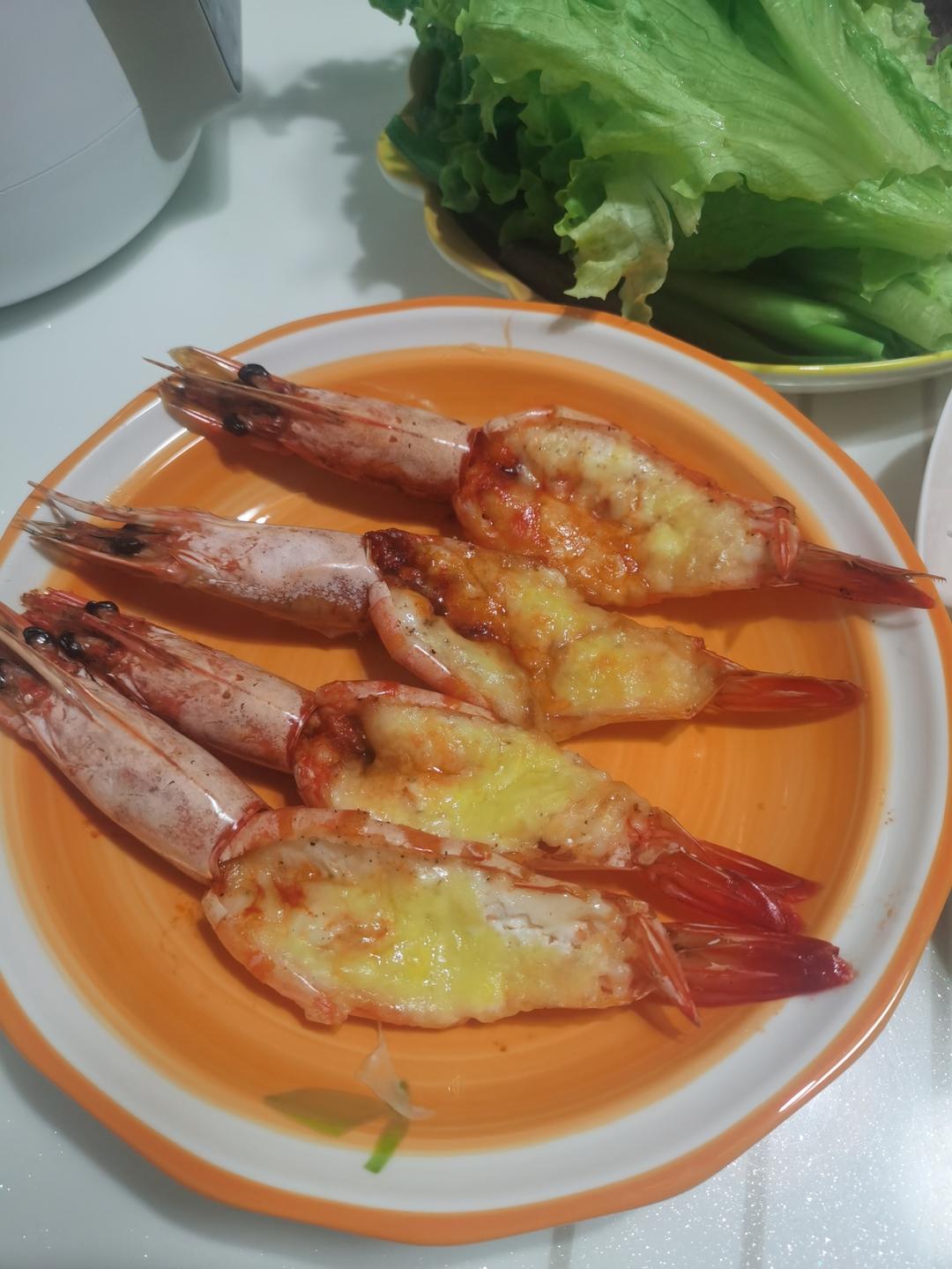 芝士沙拉酱焗大虾