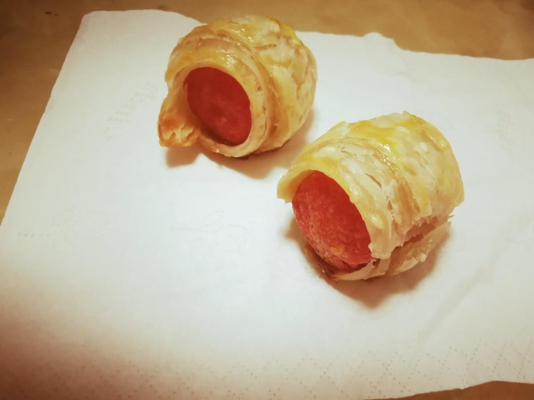 万能的手抓饼～孩子都能做的火腿可颂