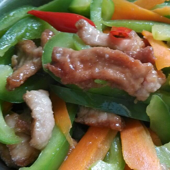 青椒肉片的做法