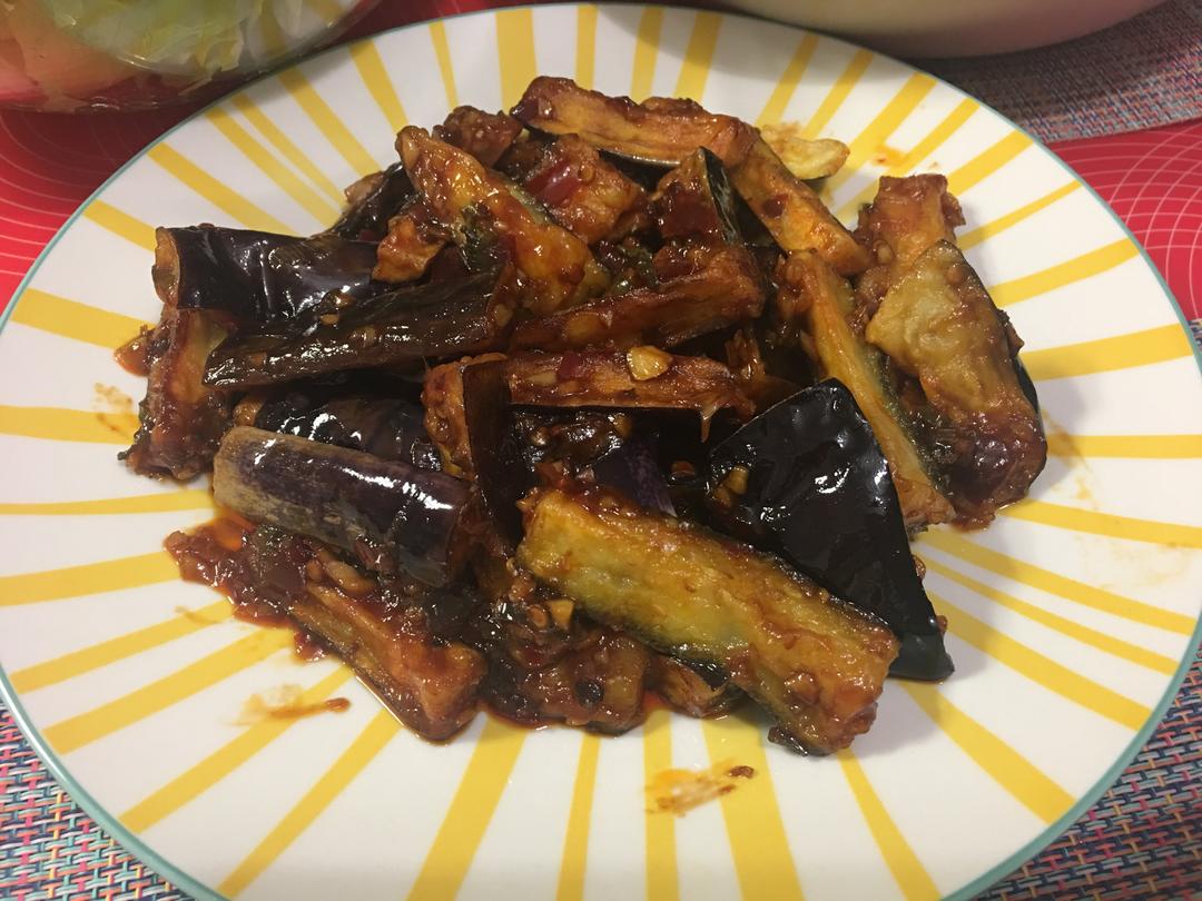 鱼香茄条的做法