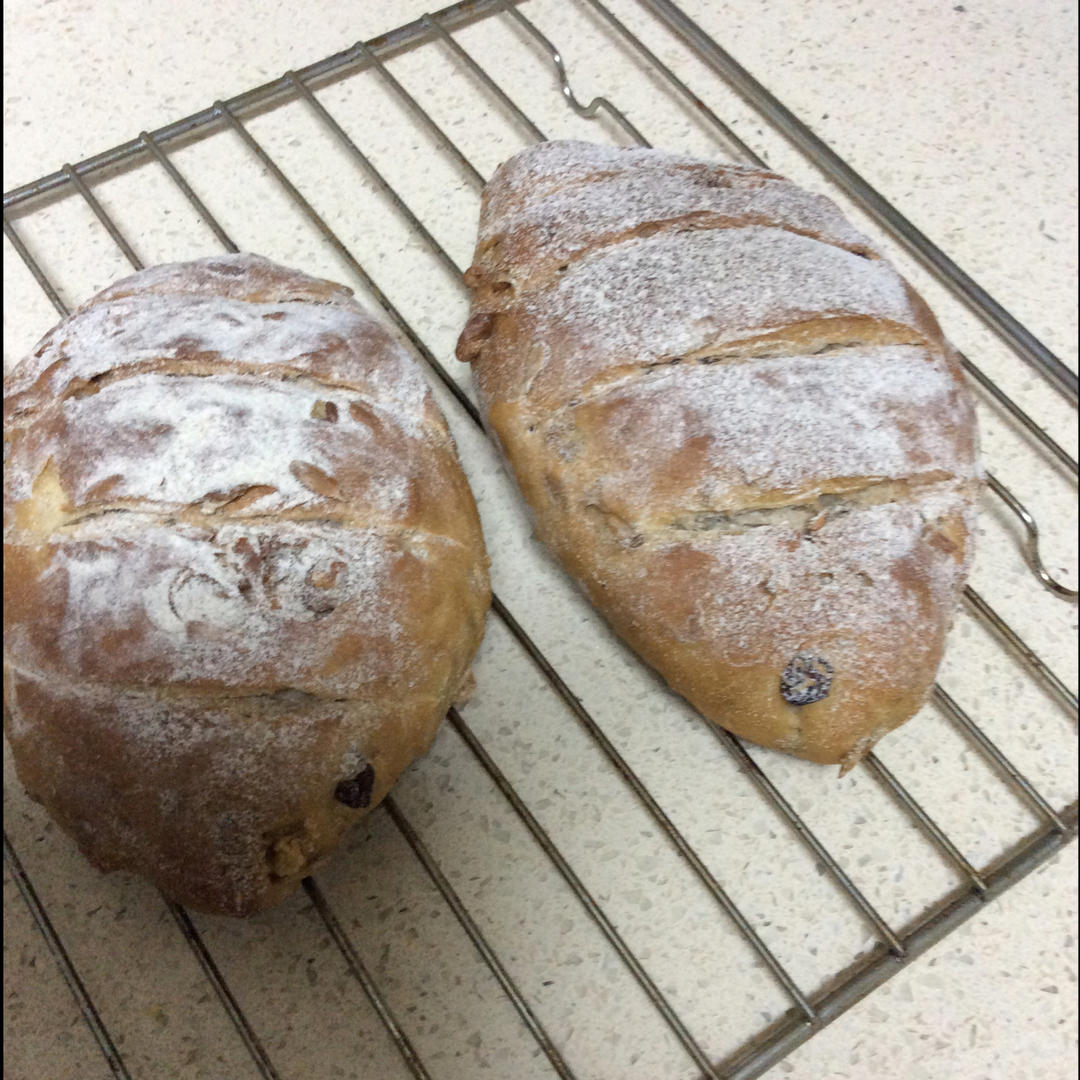 全麦核桃包～软欧包