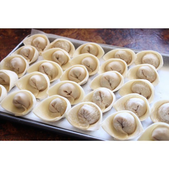 糯米团子做的元宝馄饨