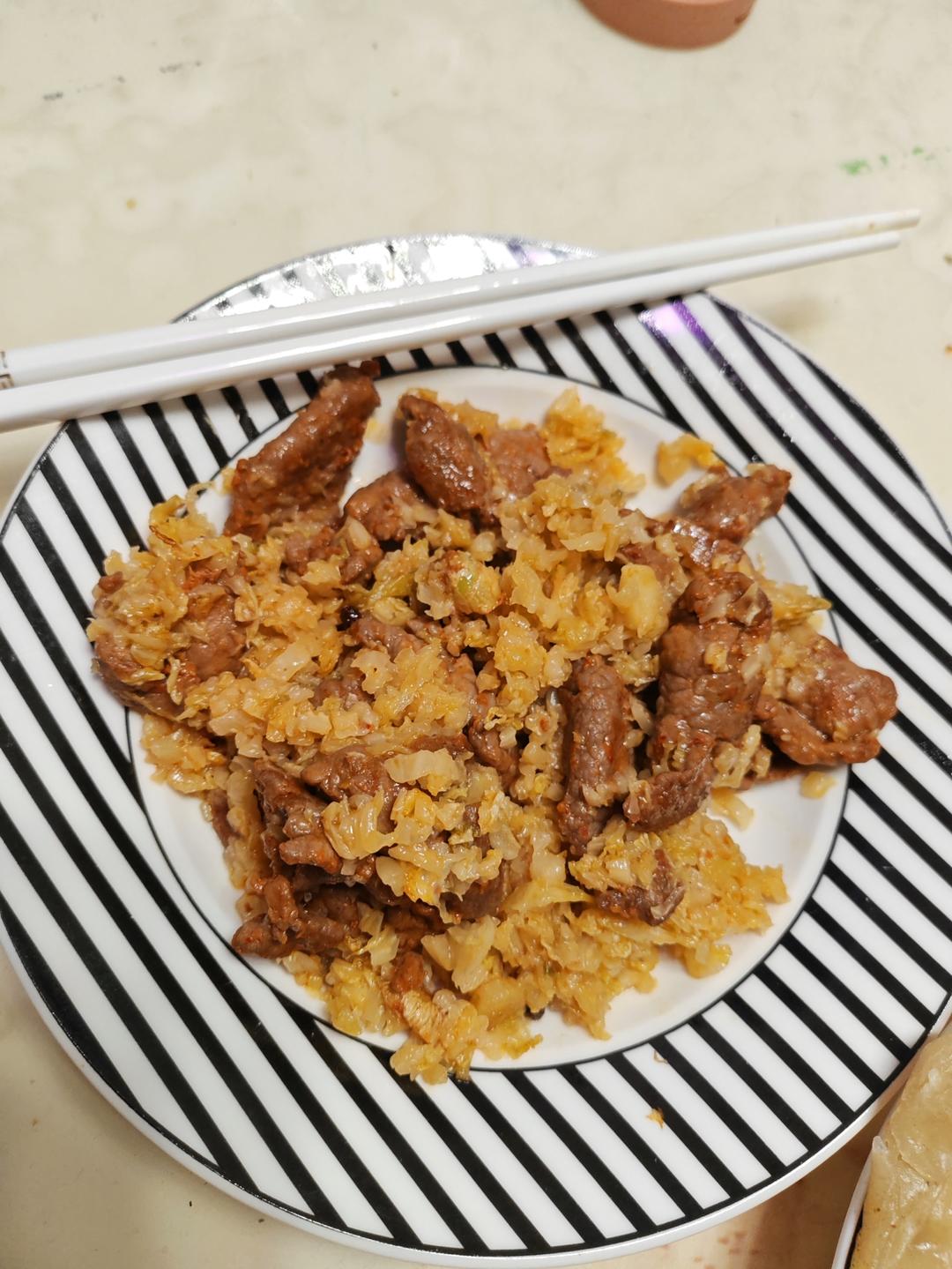 酸菜牛肉