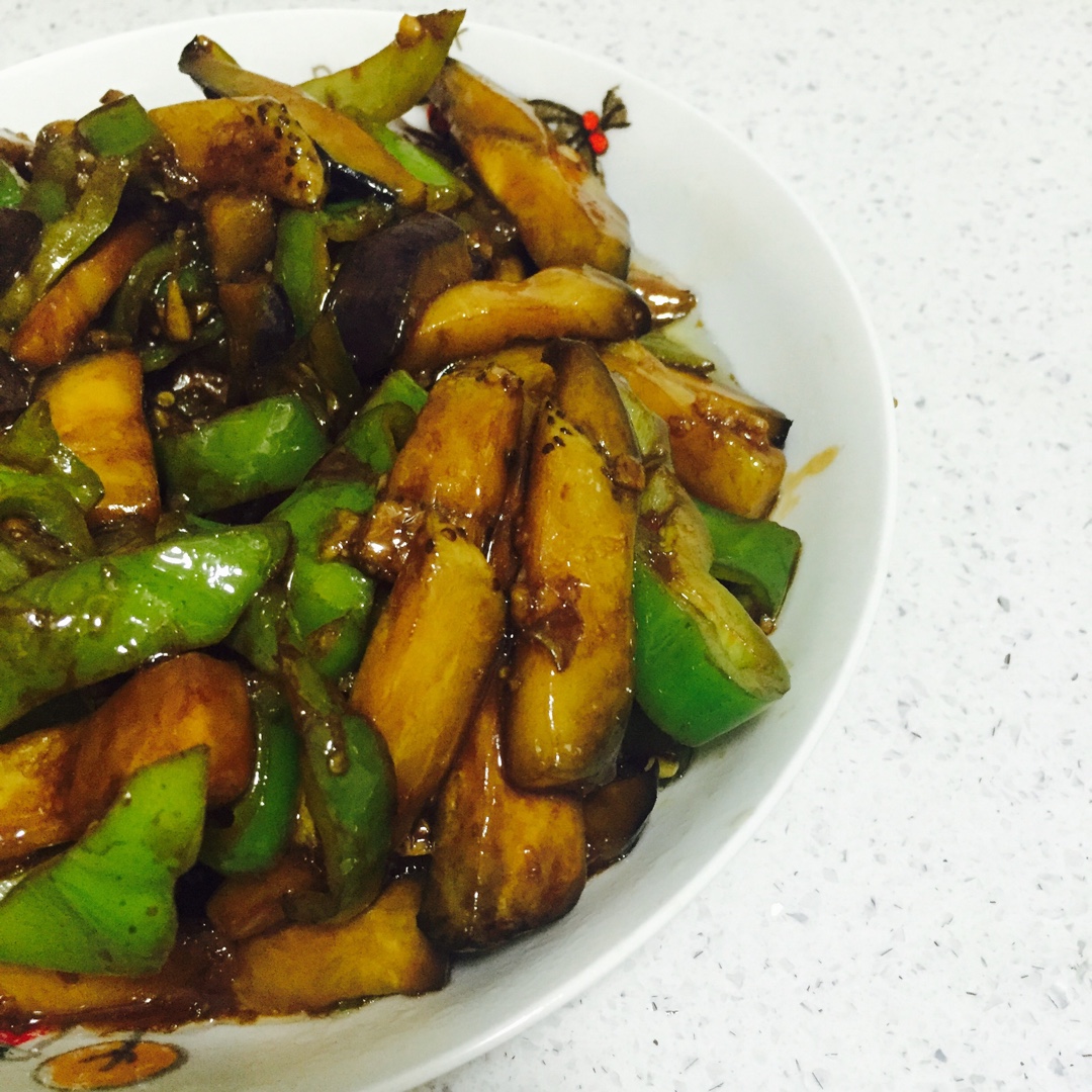 虎皮辣子烧茄子