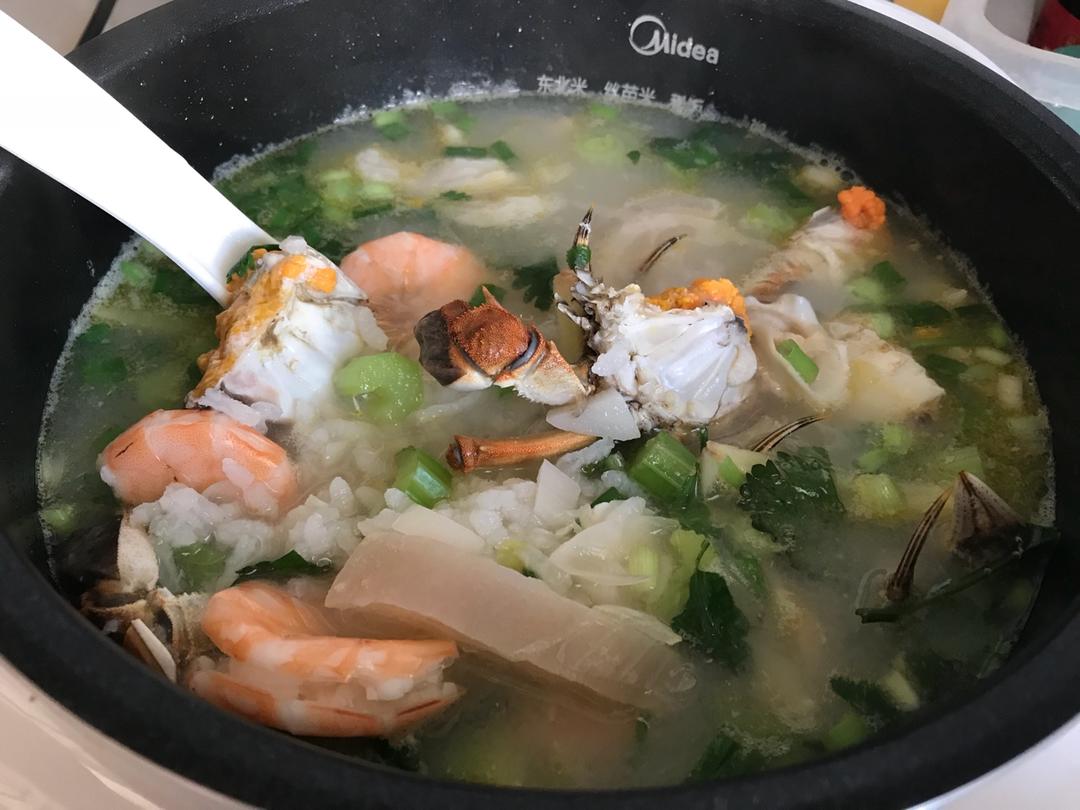 海鲜粥（潮汕砂锅粥）