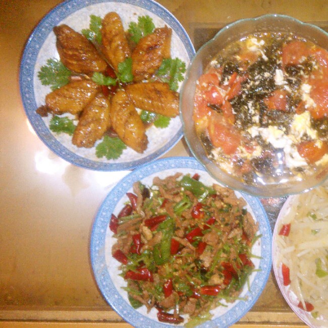 可乐鸡翅（无油加姜版）