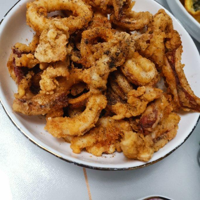 炸鱿鱼